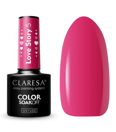 Esmalte Híbrido Claresa Love Story 5 - 5 G