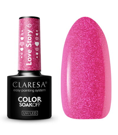 Esmalte Híbrido Claresa Love Story 6 - 5 G
