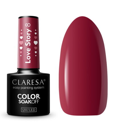 Esmalte Híbrido Claresa Love Story 8 - 5 G