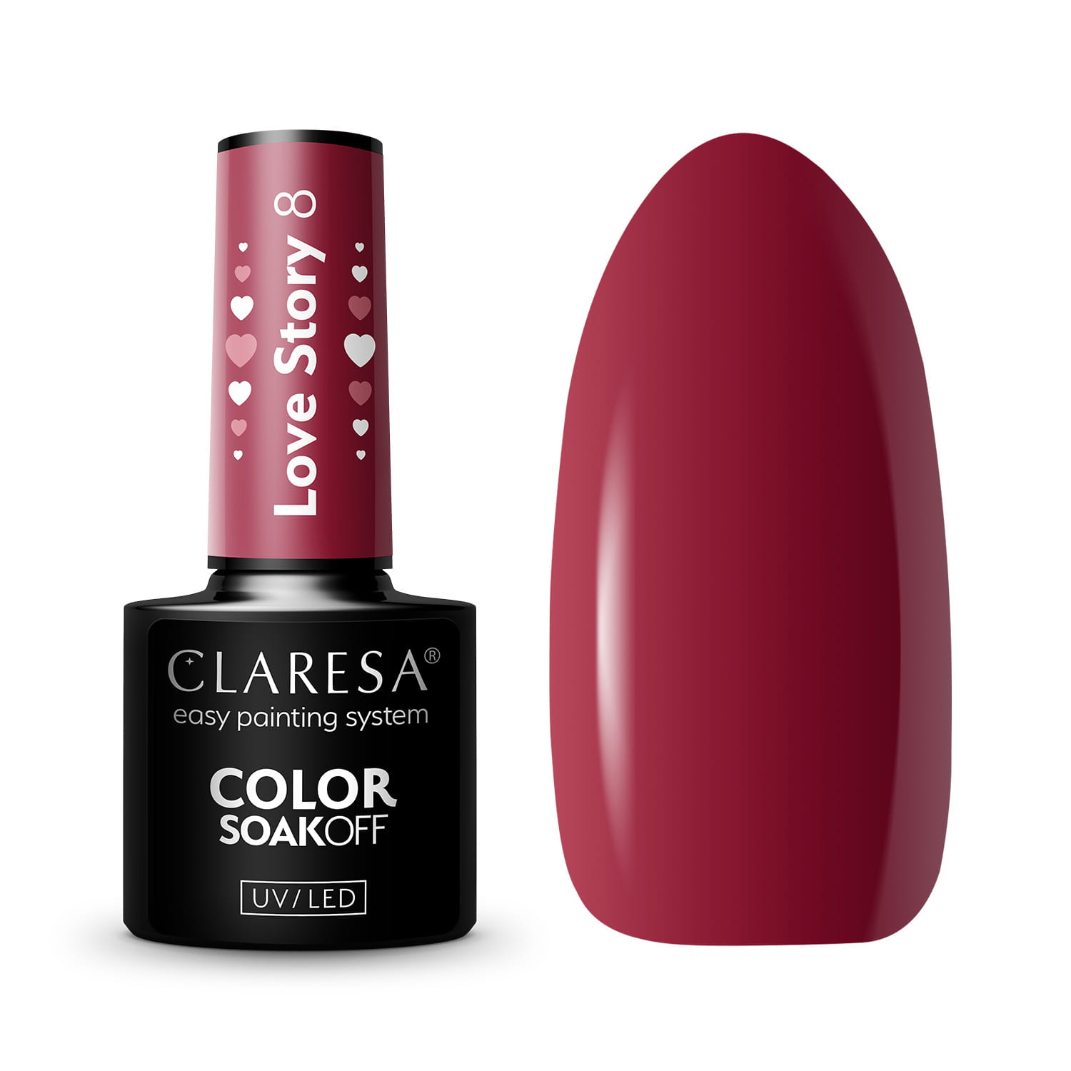 Esmalte Híbrido Claresa Love Story 8 - 5 G Esmalte Híbrido Claresa Love Story 8 - 5 G