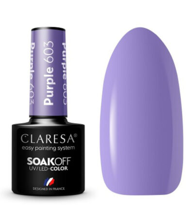 Esmalte Híbrido Claresa Morado 603 - 5G