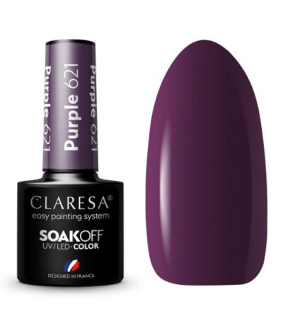 Esmalte Híbrido Claresa Morado 621 -5G
