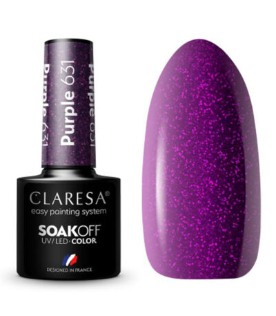 Esmalte Híbrido Claresa Morado 631 -5G