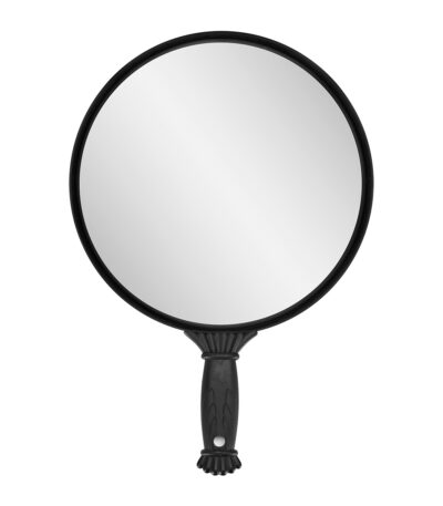 Round Barber Mirror With Handle Q-35