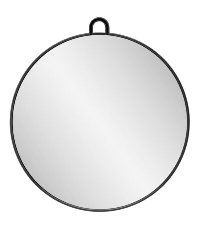 Round Hairdressing Mirror Q-29 Black
