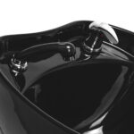 Estación De Lavado De Peluquería Gabbiano Sylvia Negra 10