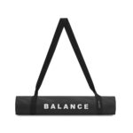 Esterilla De Yoga Balance Pvc Negra 2