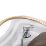 Gabbiano Head Spa 017 Cama Para Lavado De Cabello Marrón 8