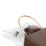 Gabbiano Head Spa 017 Cama Para Lavado De Cabello Marrón 4