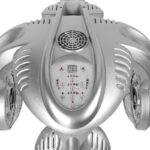 Poltrona Gabbiano Gl-505S Silver 4" com suporte de chão