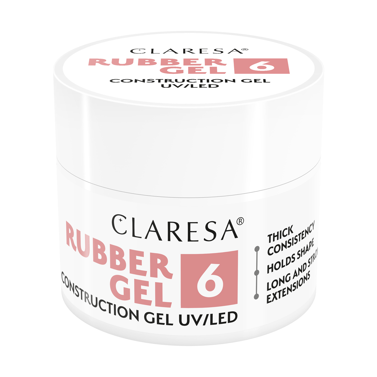 Gel De Construcció Claresa Rubber 6 45 G Gel De Construcció Claresa Rubber 6 45 G