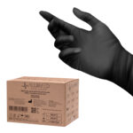 Guantes De Nitrilo Desechables Para Diagnóstico All4Med Negros Xl 10X100 Piezas