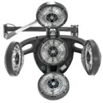 Lámpara Colgante Gabbiano Infrazon Gd-505W Gris