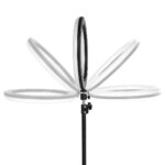 Lámpara De Anillo Glow De 10" Bsc Con Trípode De 10 W 4