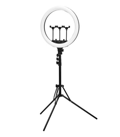 Lámpara De Anillo Rgb Glow Bsc De 18" Con Trípode De 45 W