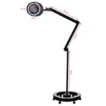 Lámpara Lupa Elegante 6025 60 Led Smd 5D Negra Con Trípode 5