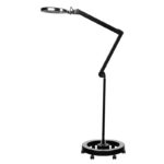 Lámpara Lupa Elegante 6025 60 Led Smd 5D Negra Con Trípode 2
