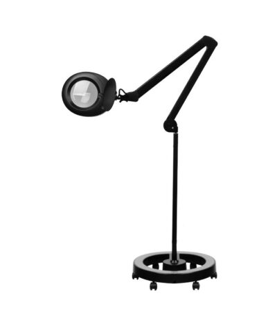 Lámpara Lupa Elegante 6025 60 Led Smd 5D Negra Con Trípode