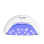 Lámpara Uv Led Ocho Nails X13 65W Blanca Con Fondo De Espejo 2