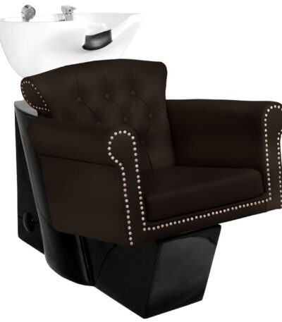 Lavabo De Barbería Gabbiano Berlín Marrón