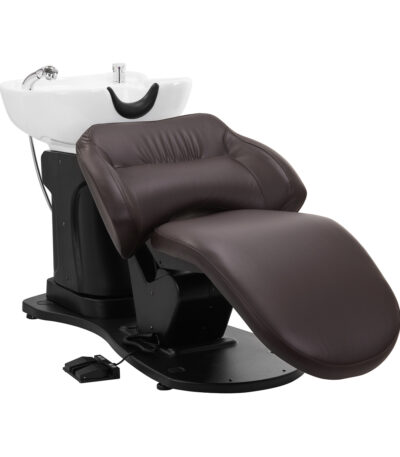 Lavacabezas Eléctrico De Peluquería Gabbiano Trycho Marrón