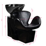 Lavacabezas Gabbiano Amsterdam Negro / Lavabo Negro 1