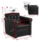Lavacabezas Gabbiano Berlin Lux Negro 5