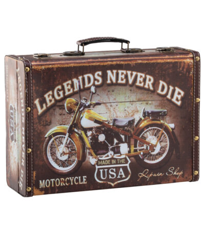 Barber Shop Barber Shop Motorcycle Suitcase