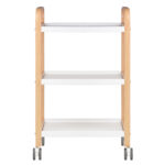 Mesa De Maquillaje Hs09 Madera - Blanco 1