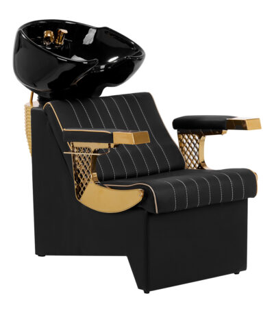 Gabbiano Marcus Barber Shop Washing Cabinet Gold Black