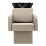 Mueble De Lavado De Peluquería Gabbiano Elda Gris Y Beige 1