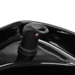 Mueble De Lavado De Peluquería Gabbiano Lille-M Dorado Negro 5