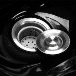 Mueble De Lavado De Peluquería Gabbiano Lille-M Dorado Negro 8