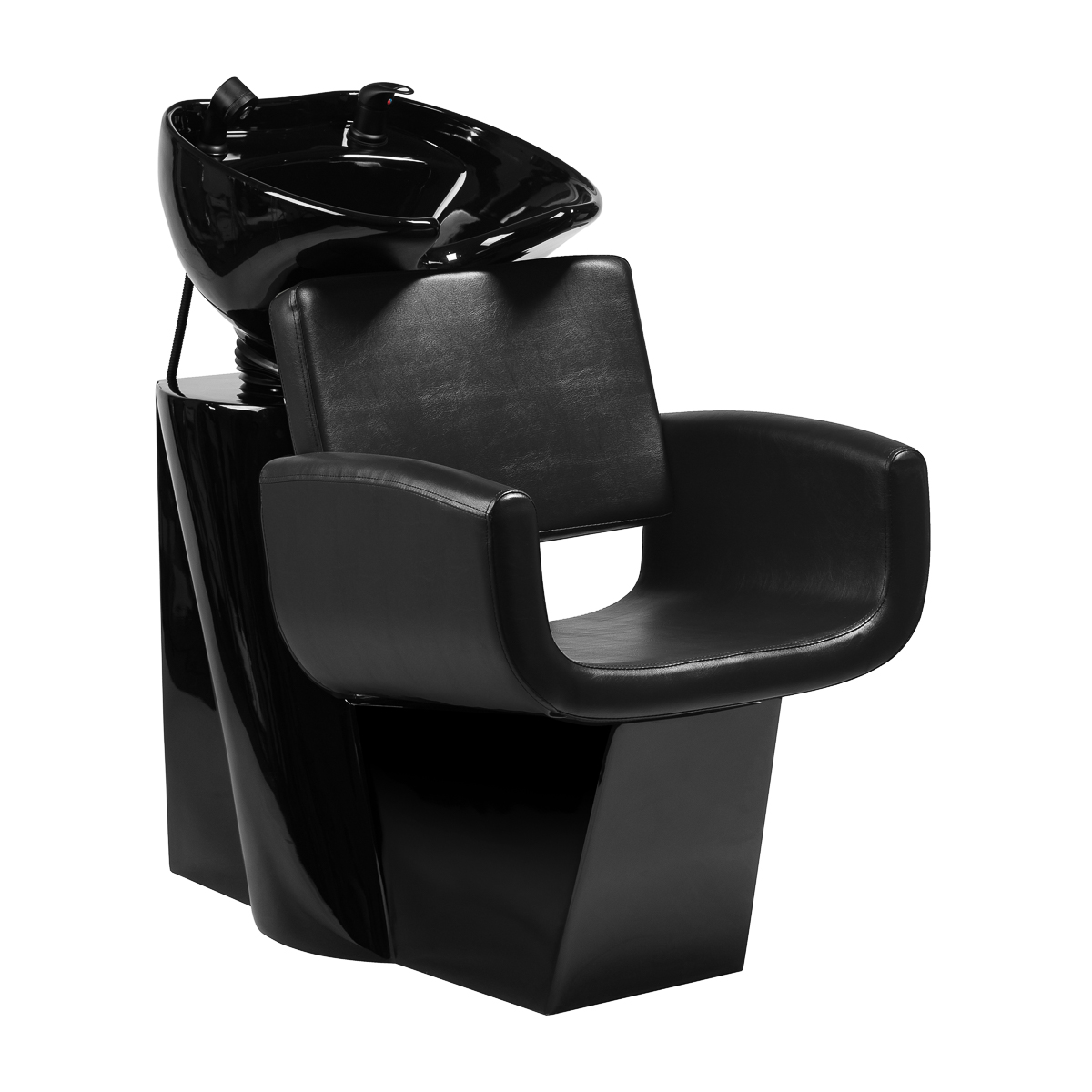 Mueble De Lavado De Peluquería Gabbiano Mataro Negro Mueble De Lavado De Peluquería Gabbiano Mataro Negro
