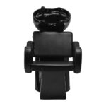 Mueble De Lavado De Peluquería Gabbiano Sewilla Negro 1