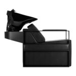 Mueble De Lavado De Peluquería Modena Negro 1
