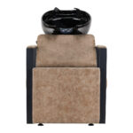 Mueble De Lavado De Peluquería Modena Negro Antiguo 2