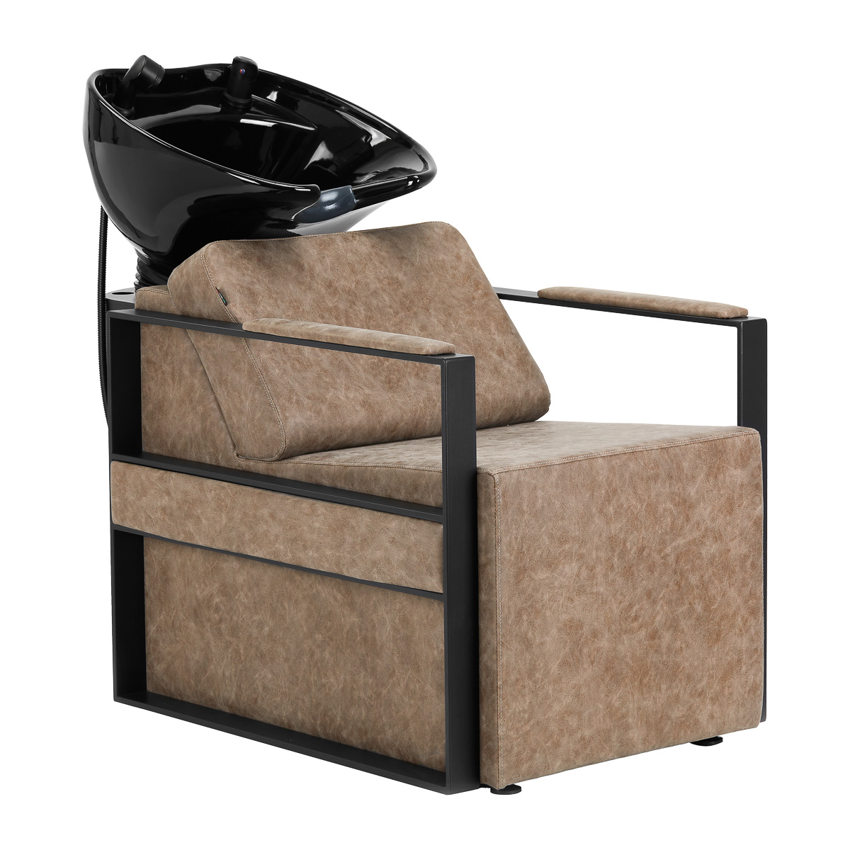 Mueble De Lavado De Peluquería Modena Negro Antiguo Mueble De Lavado De Peluquería Modena Negro Antiguo