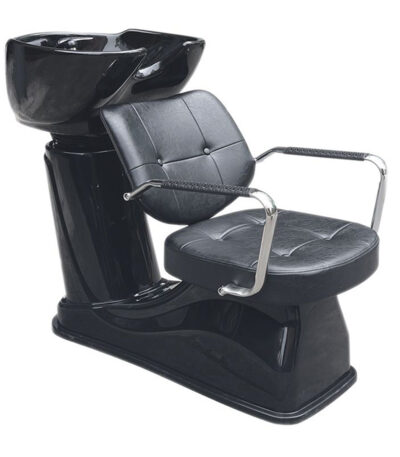 Gabbiano Vigo Black Hairdressing Salon Washing Unit