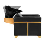 Mueble De Lavado De Peluquería Toledo Negro 1