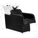 Mueble De Lavado De Peluquería Turyn Negro 10