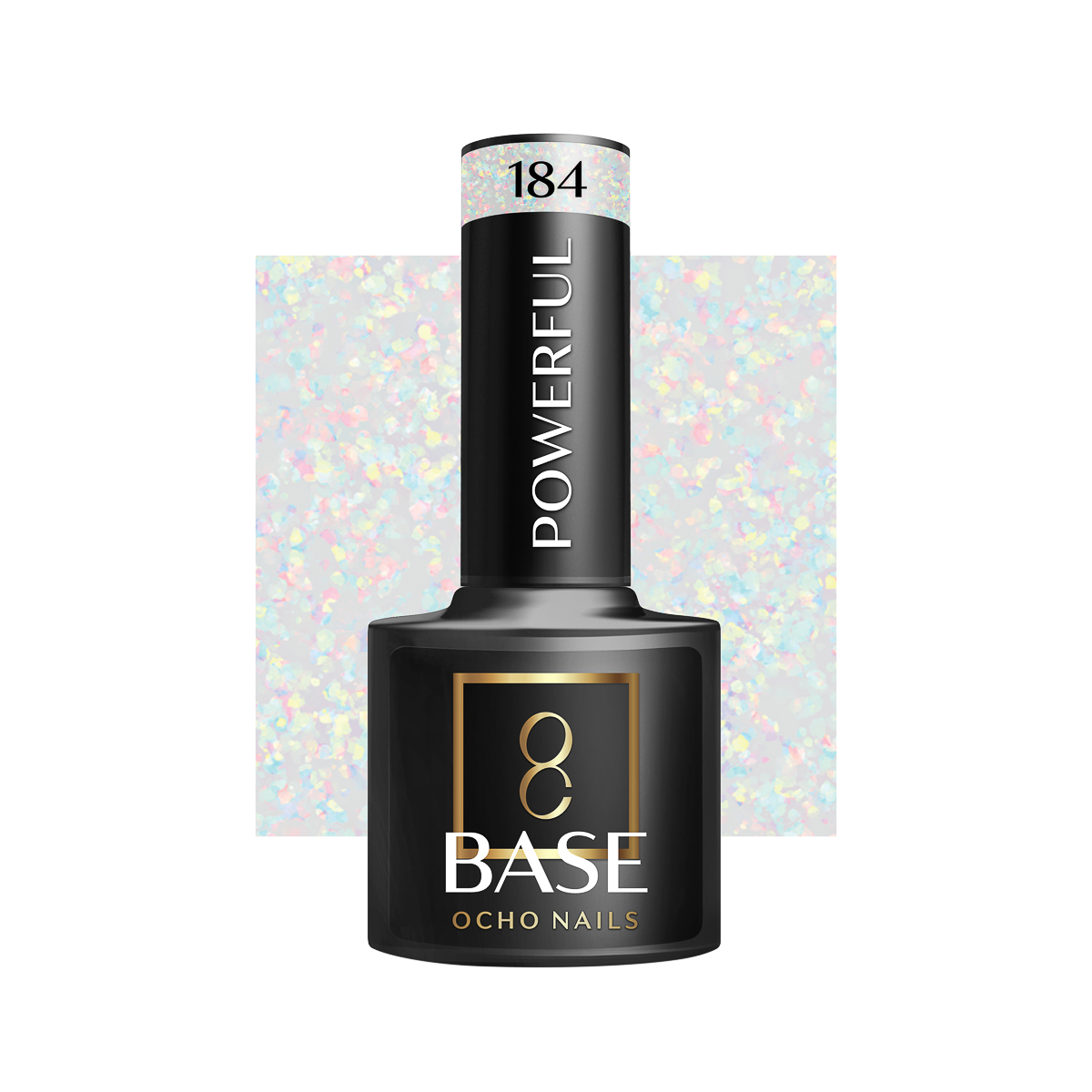 Ocho Nails Base Híbrida Potente 184 -5 G Ocho Nails Base Híbrida Potente 184 -5 G