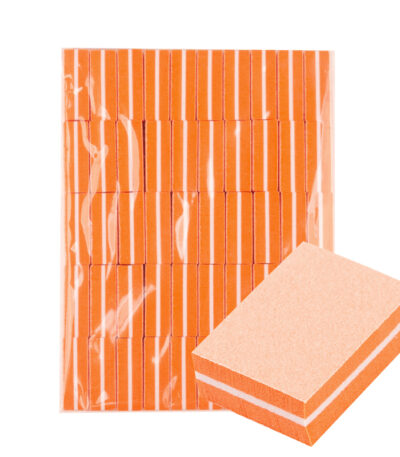 Ocho Nails Mini Bloque Naranja 50 Piezas Prc