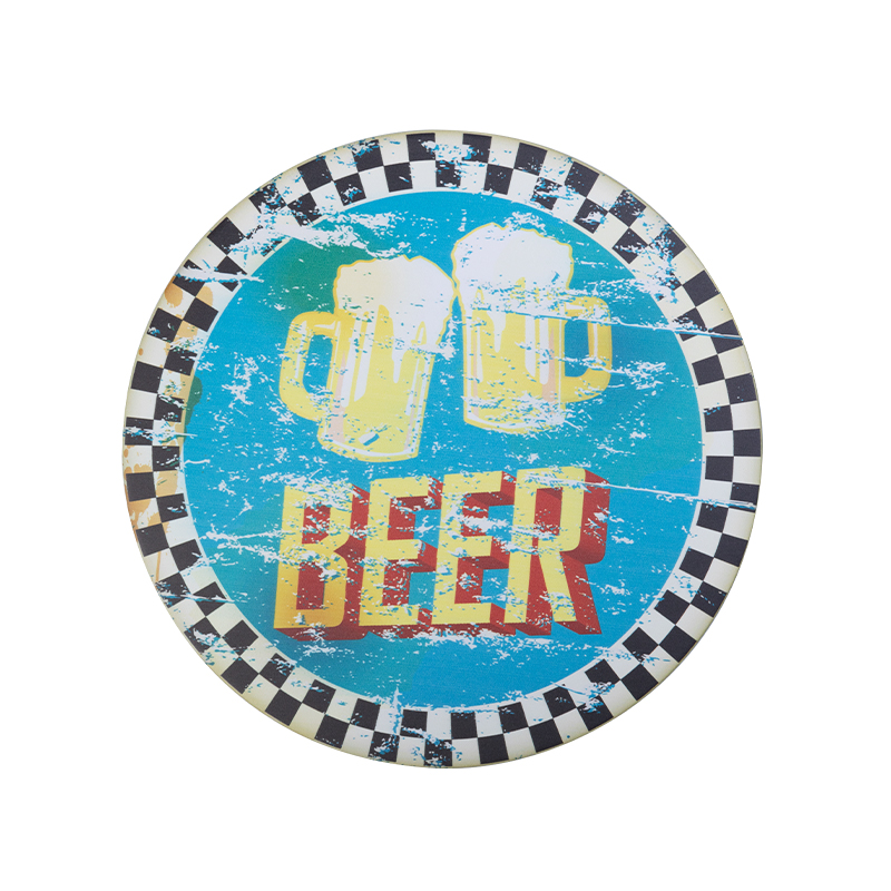 Round Decorative Beer Plaque Round Decorative Beer Plaque