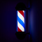 Plafón Iluminado Para Barbería Bb-02 Negro, Grande - Imatge 2