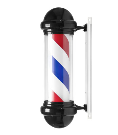 Plafón Iluminado Para Barbería Bb-02 Negro