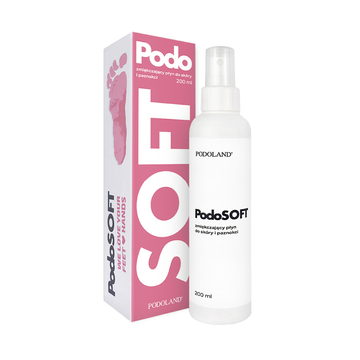 Preparação Podoland Podosoft Suavizador de Pele e Unhas Líquido 200Ml Preparação Podoland Podosoft Suavizador de Pele e Unhas Líquido 200Ml