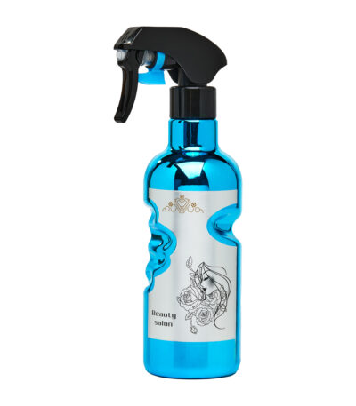 Pulverizador De Barbero Azul Brillante