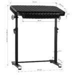 Reposabrazos Para Tatuajes Pro Ink 718, Acolchado Negro B - Imagen 8