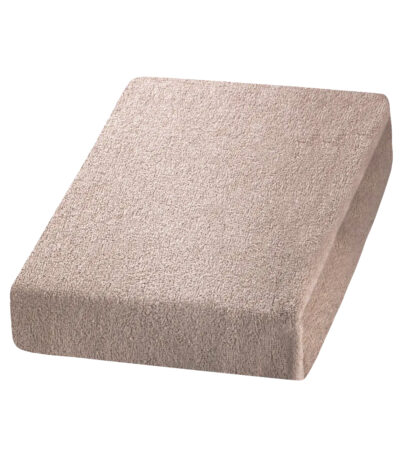 Lençol de pelúcia bege